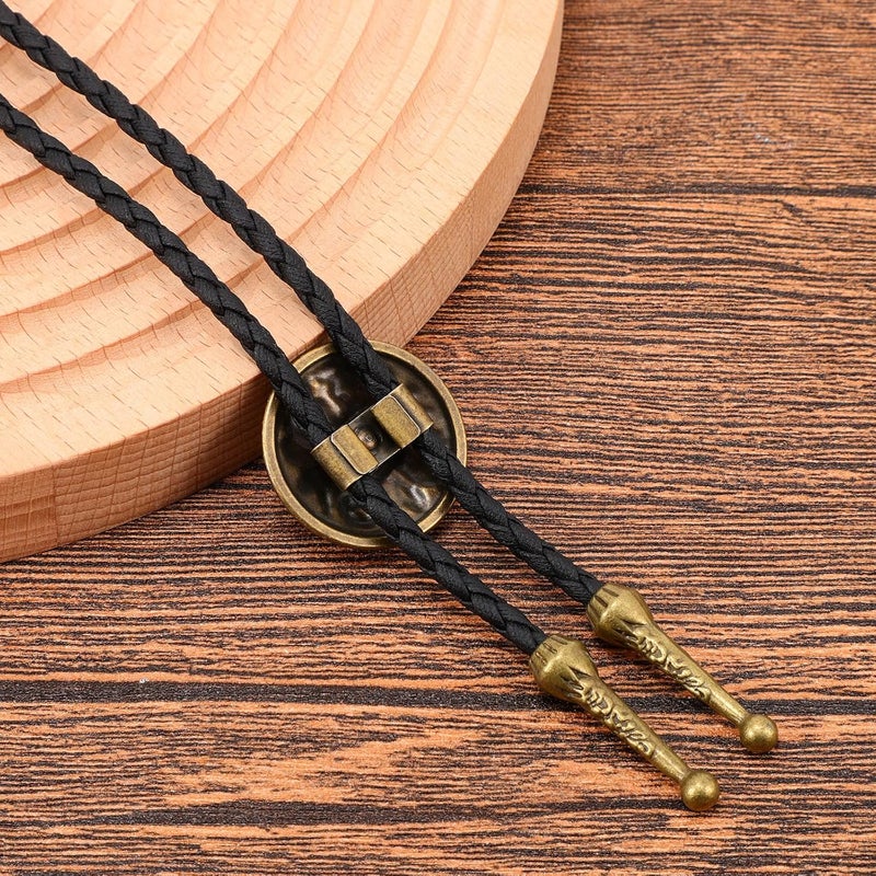 Sansths رباط بولو للرجال رباط رعاة البقر إكسسوارات أمريكية أصلية عتيقة للرجال والنساء - Image 3